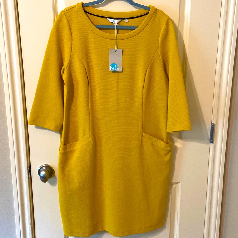 Size 12 Boden Ellen Ottoman Dress